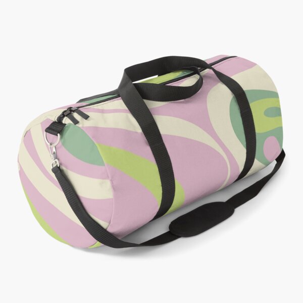 Item preview, Mod Swirl Retro Abstract Pattern in Soft Pastel Lavender Pink Lime Green Cream designed and sold by kierkegaard.