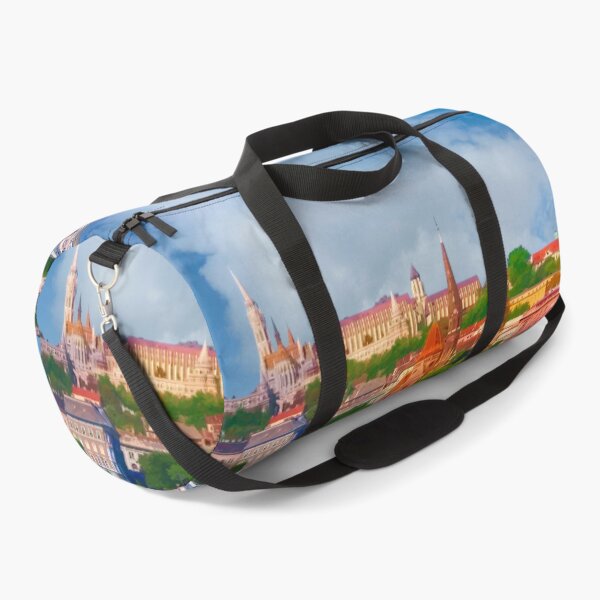 Item preview, Budapest, Hungary Castle District Watercolor designed and sold by Kay Brewer.