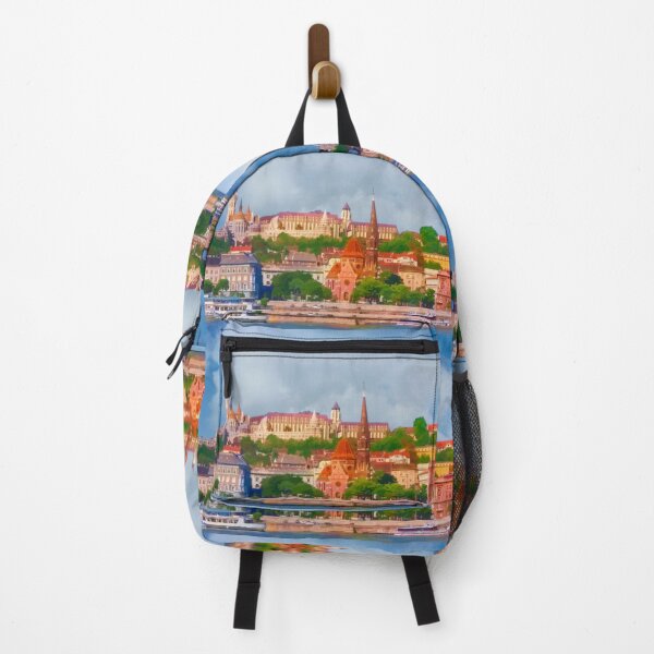 Item preview, Budapest, Hungary Castle District Watercolor designed and sold by Kay Brewer.
