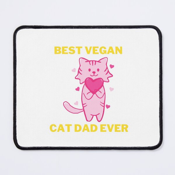 Item preview, Best Vegan Cat Dad Ever designed and sold by 4SeasonsDesigns.