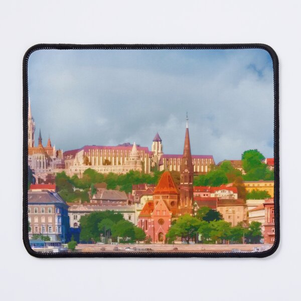 Item preview, Budapest, Hungary Castle District Watercolor designed and sold by Kay Brewer.