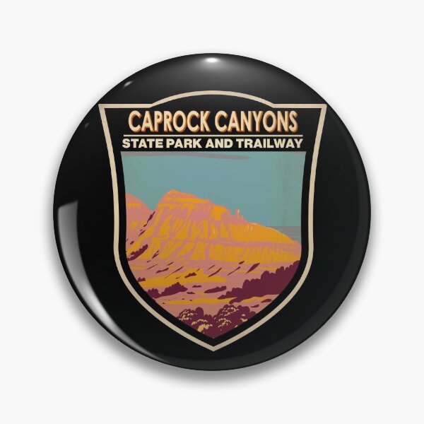 Item preview, Caprock Canyons State Park Texas Badge designed and sold by KrisSidDesigns.