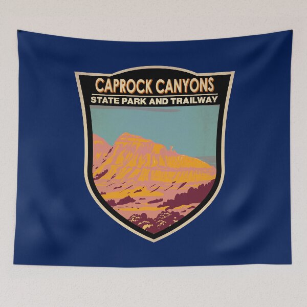 Item preview, Caprock Canyons State Park Texas Badge designed and sold by KrisSidDesigns.