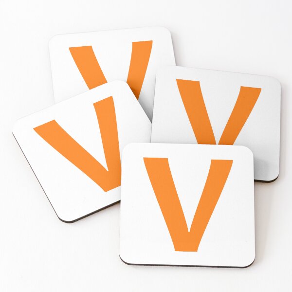 Item preview, Orange color Letter V designed and sold by WECreations.