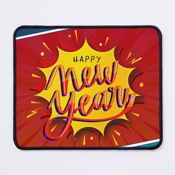 Item preview, Comic Book Inspired Happy New Year designed and sold by DesiBoli.