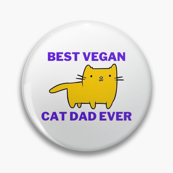 Item preview, Best Vegan Cat Dad Ever designed and sold by 4SeasonsDesigns.