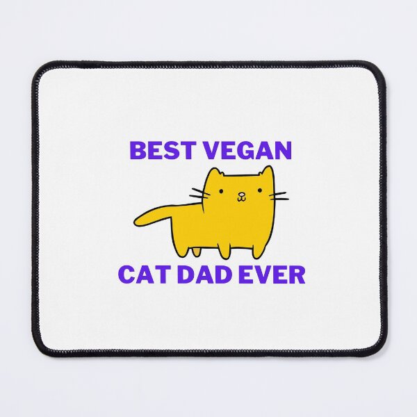 Item preview, Best Vegan Cat Dad Ever designed and sold by 4SeasonsDesigns.
