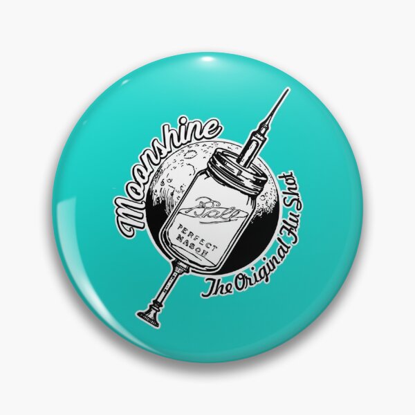Item preview, Moonshine - The Original Flu Shot - Funny Moonshiners Whiskey Bootlegger   designed and sold by MadisnFoundry.