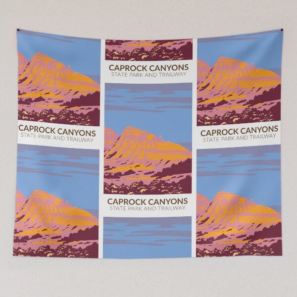 Item preview, Caprock Canyons State Park and Trailway Texas Vintage designed and sold by KrisSidDesigns.