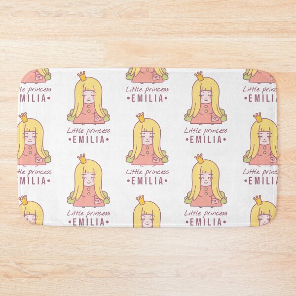 Item preview, Little princess Emilia | Blonde girl with a crown on her head and a bag sits on the couch  designed and sold by AnnaRuz.