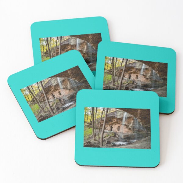 Item preview, Moonshiners Cave And Double Falls - Devils Den State Park Premium Scoop  designed and sold by MadisnFoundry.