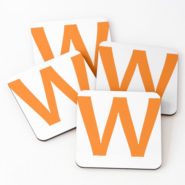 Item preview, Orange color Letter W designed and sold by WECreations.