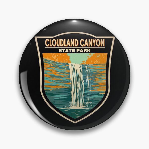 Item preview, Cloudland Canyon State Park Georgia Badge designed and sold by KrisSidDesigns.