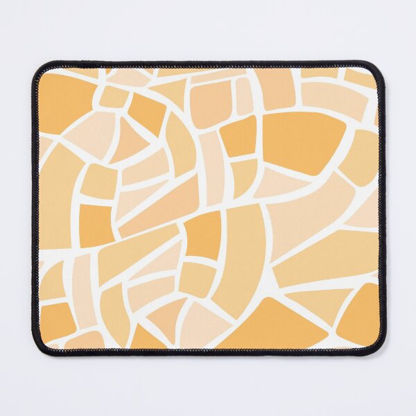 Item preview, Yellow abstract retro mosaic designed and sold by SweetCoolVibes.