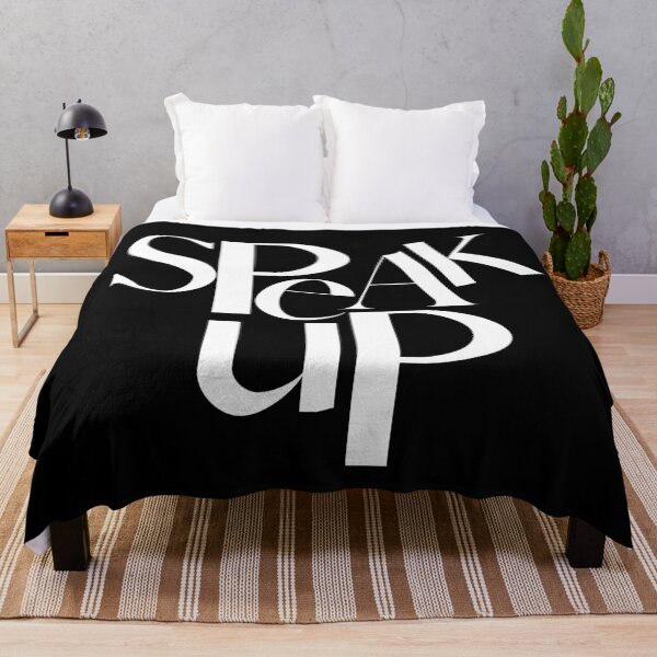 Item preview, Speak Up in white designed and sold by yennyz.