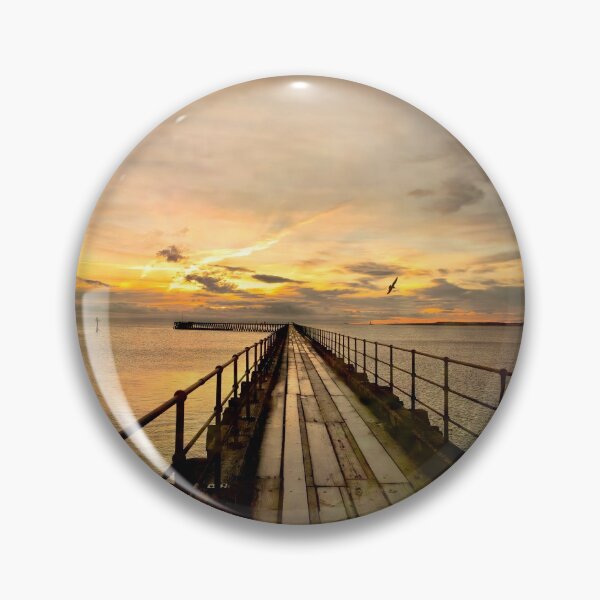 Item preview, Sunrise over the Old Wooden Pier designed and sold by Violaman.