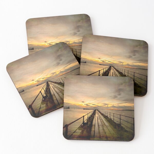 Item preview, Sunrise over the Old Wooden Pier designed and sold by Violaman.