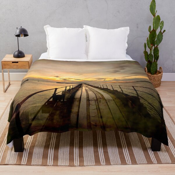 Item preview, Sunrise over the Old Wooden Pier designed and sold by Violaman.