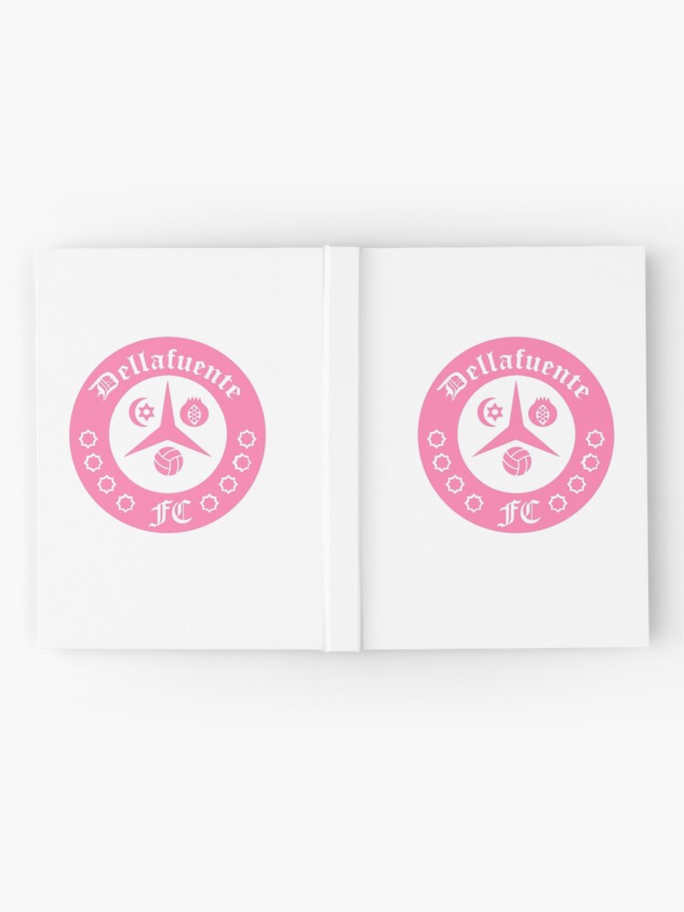 Dellafuente ☪ FC Logo Gotico Pink Pullover Hoodie by RosedesignArt