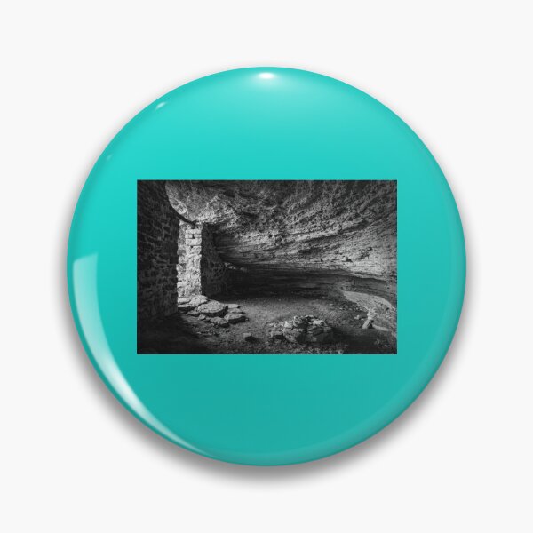 Item preview, Moonshiners Cave Cliff Dwelling Black and White - Arkansas State Parks Long  designed and sold by MadisnFoundry.