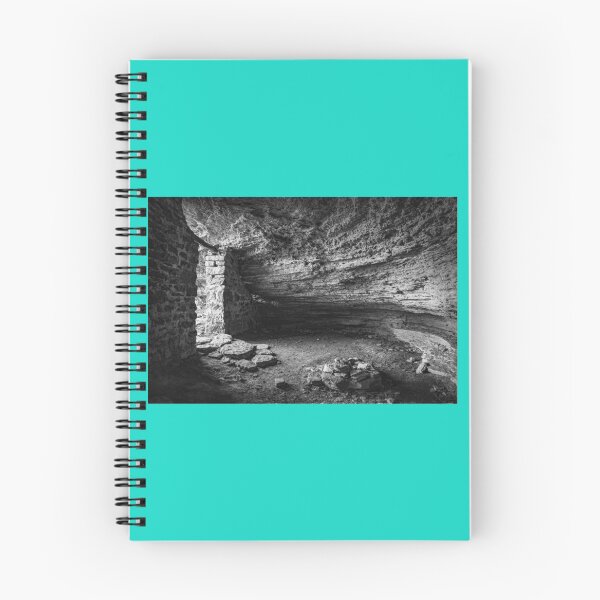 Item preview, Moonshiners Cave Cliff Dwelling Black and White - Arkansas State Parks Long  designed and sold by MadisnFoundry.