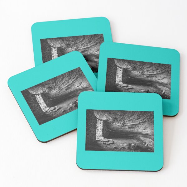 Item preview, Moonshiners Cave Cliff Dwelling Black and White - Arkansas State Parks Long  designed and sold by MadisnFoundry.