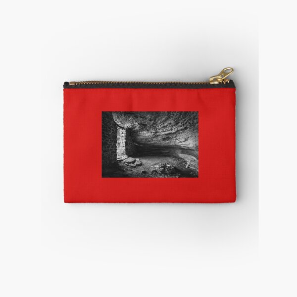 Item preview, Moonshiners Cave Cliff Dwelling Black and White - Arkansas State Parks Long  designed and sold by MadisnFoundry.