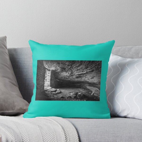 Item preview, Moonshiners Cave Cliff Dwelling Black and White - Arkansas State Parks Long  designed and sold by MadisnFoundry.