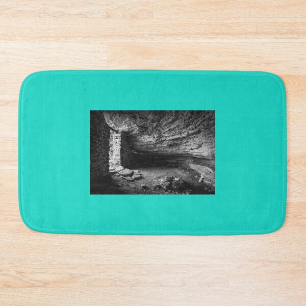 Item preview, Moonshiners Cave Cliff Dwelling Black and White - Arkansas State Parks Long  designed and sold by MadisnFoundry.