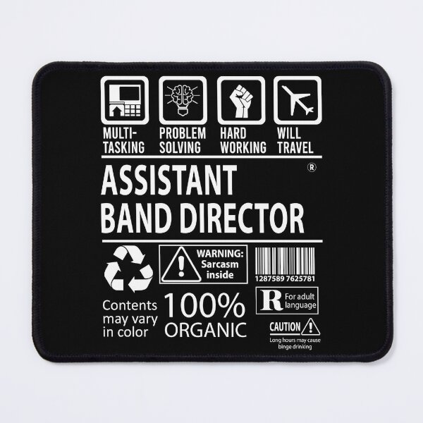Item preview, Assistant Band Director T Shirt - MultiTasking Certified Job Gift Item Tee designed and sold by oslandefren.