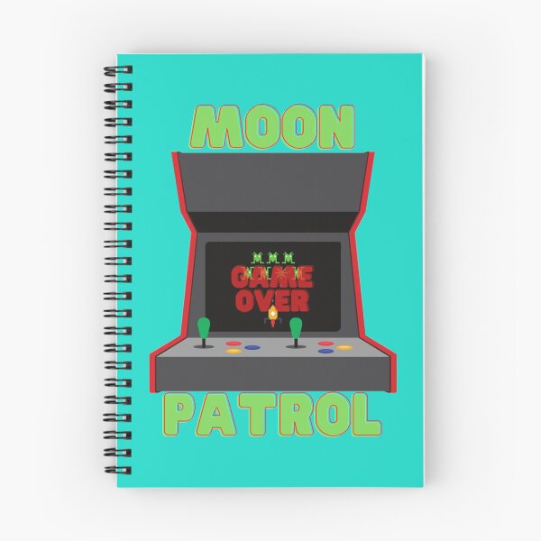 Item preview, Retro, moon, moon patrol, space, arcade, moonpatrol, gaming, rocket, 8bit, moon landing, aliens, arc designed and sold by MadisnFoundry.
