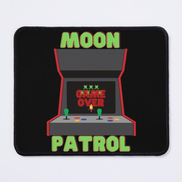 Item preview, Retro, moon, moon patrol, space, arcade, moonpatrol, gaming, rocket, 8bit, moon landing, aliens, arc designed and sold by MadisnFoundry.