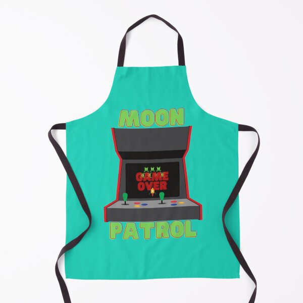Item preview, Retro, moon, moon patrol, space, arcade, moonpatrol, gaming, rocket, 8bit, moon landing, aliens, arc designed and sold by MadisnFoundry.