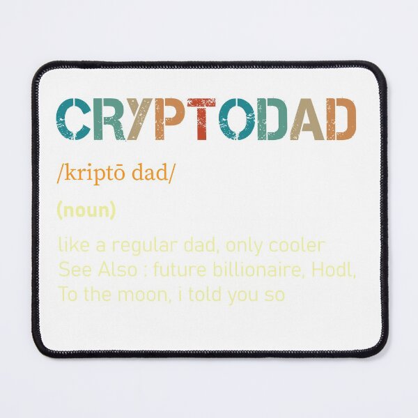 Item preview, CryptoDAD Crypto dad Like A Regular Dad Cryptocurrency Hodl designed and sold by Dream-bubble.