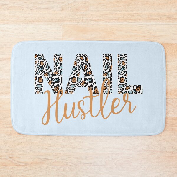 Item preview, Leopard Pattern Nail Hustler Nail Tech Techniques Nail Boss Nail Artist Beauticians Manicurist Salon Stuff Decor  designed and sold by Dr.YesOrNo.