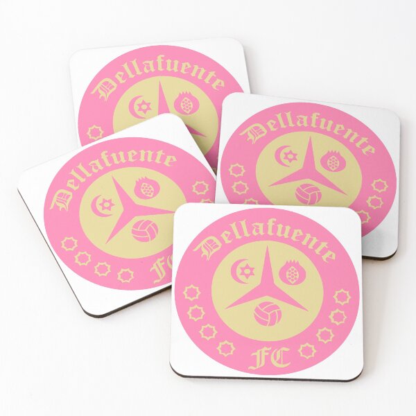 Item preview, Dellafuente ☪ FC Logo Gotico Gold & Pink designed and sold by RosedesignArt.