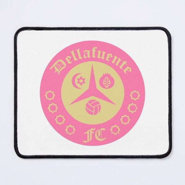 Item preview, Dellafuente ☪ FC Logo Gotico Gold & Pink designed and sold by RosedesignArt.