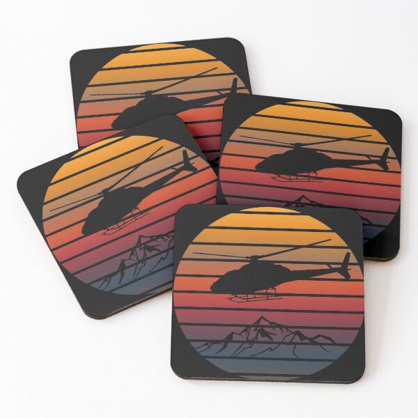Item preview, Helicopter Vintage Sunset designed and sold by ramazis.
