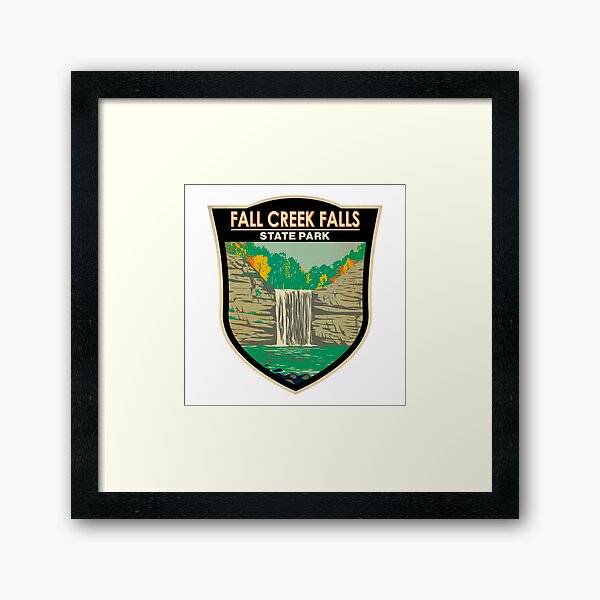 Item preview, Fall Creek Falls State Park Tennessee Badge designed and sold by KrisSidDesigns.