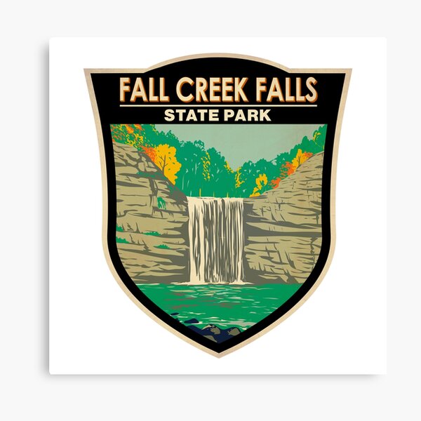 Item preview, Fall Creek Falls State Park Tennessee Badge designed and sold by KrisSidDesigns.