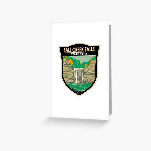 Item preview, Fall Creek Falls State Park Tennessee Badge designed and sold by KrisSidDesigns.
