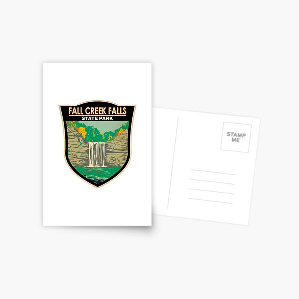 Item preview, Fall Creek Falls State Park Tennessee Badge designed and sold by KrisSidDesigns.