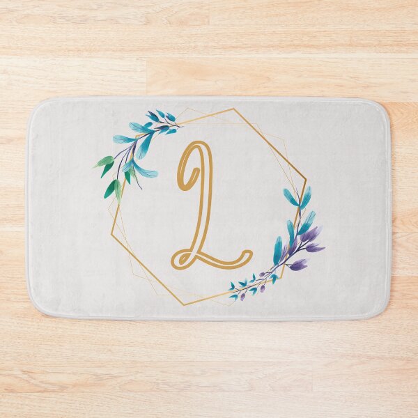 Item preview, Cursive Letter L Floral Frame designed and sold by LetterMom.