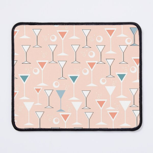 Item preview, Retro pastel martini glasses designed and sold by SweetCoolVibes.