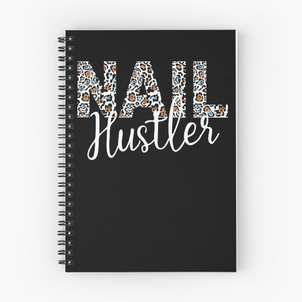 Item preview, Leopard Pattern Nail Hustler Nail Tech Techniques Nail Boss Nail Artist Beauticians Manicurist Salon Stuff Decor  designed and sold by Dr.YesOrNo.