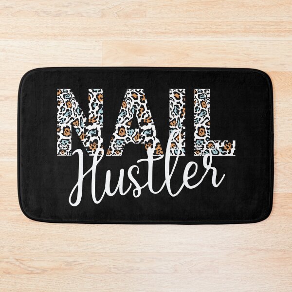 Item preview, Leopard Pattern Nail Hustler Nail Tech Techniques Nail Boss Nail Artist Beauticians Manicurist Salon Stuff Decor  designed and sold by Dr.YesOrNo.