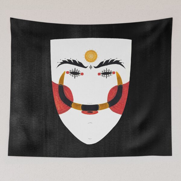 Item preview, Greek Traditional Mask - Genitsaros designed and sold by Ariadne Kritonos.