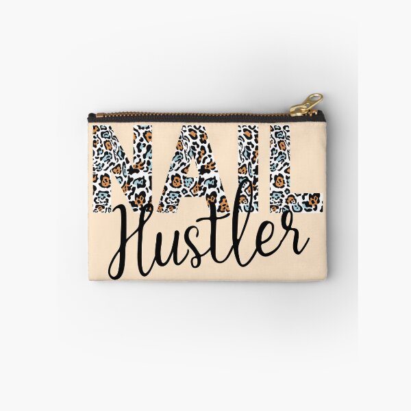 Item preview, Leopard Pattern Nail Hustler Nail Tech Techniques Nail Boss Nail Artist Beauticians Manicurist Salon Stuff Decor  designed and sold by Dr.YesOrNo.