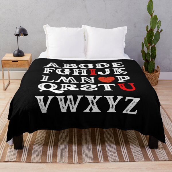 Item preview, Vintge ABC Alphabet I Love You Teacher Author Writer Valentines Day White designed and sold by Vibbin4Life33.