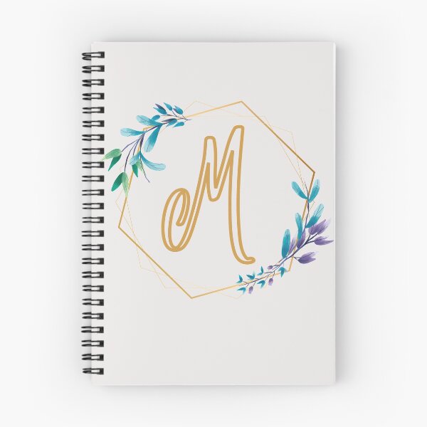 Item preview, Cursive Letter M Floral Frame designed and sold by LetterMom.